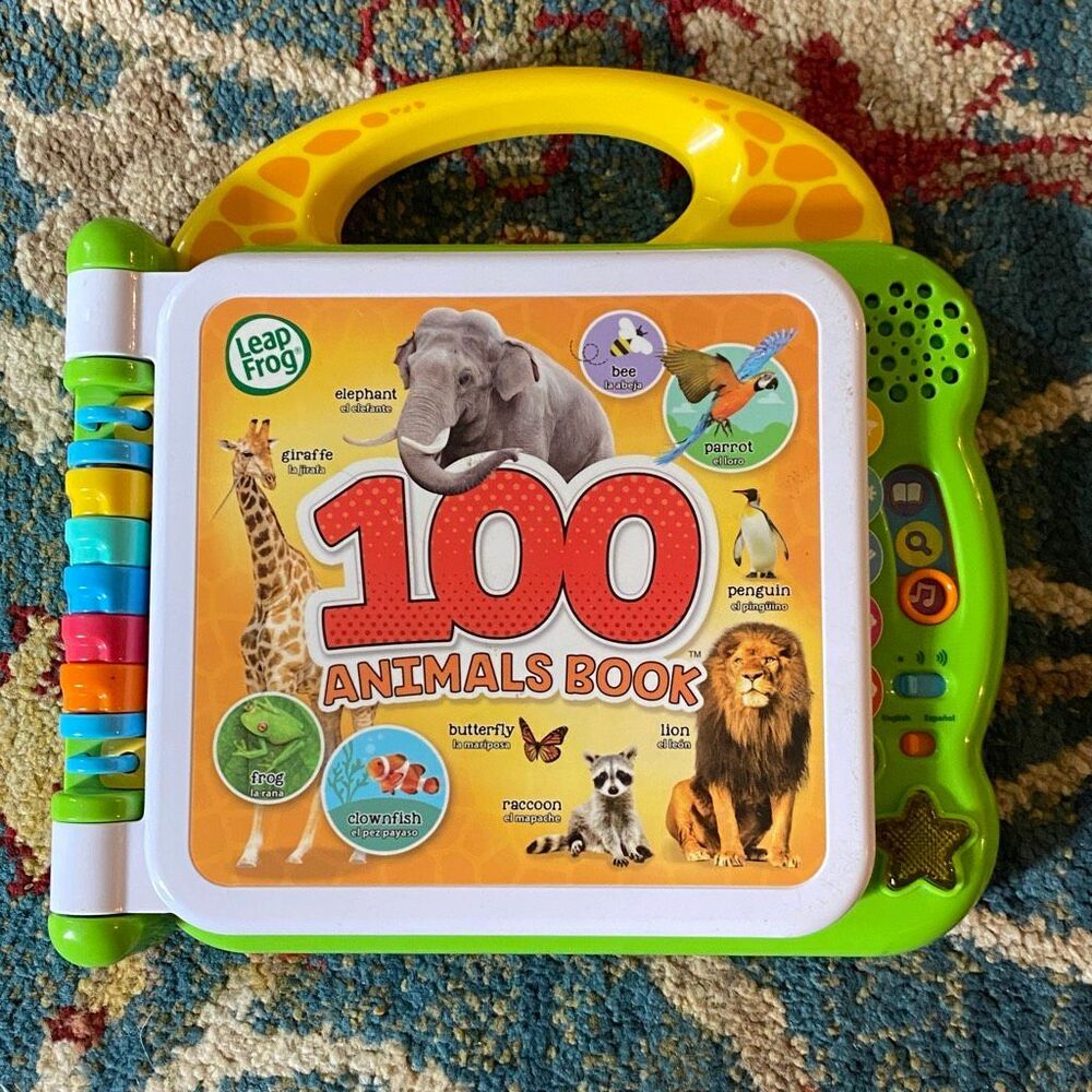 LeapFrog 100 Animals Book English Spanish Learning